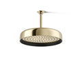 KOHLER K-26291-G-AF Statement Round 12" Single-Function Rainhead, 1.75 Gpm - Vibrant French Gold