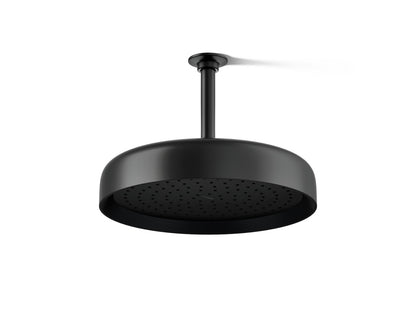 KOHLER K-26291-BL Statement Round 12" single-function rainhead, 2.5 gpm - Matte Black