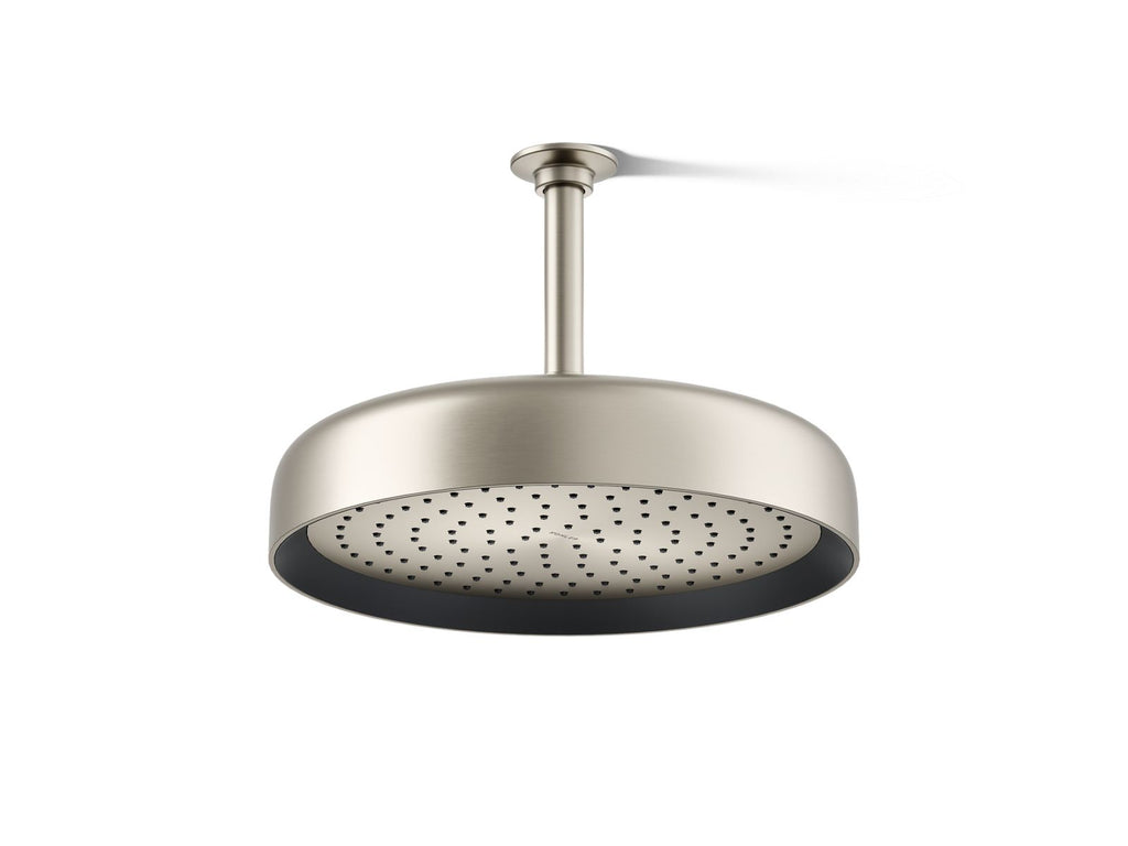 KOHLER K-26291-G-BN Statement Round 12" Single-Function Rainhead, 1.75 Gpm - Vibrant Brushed Nickel