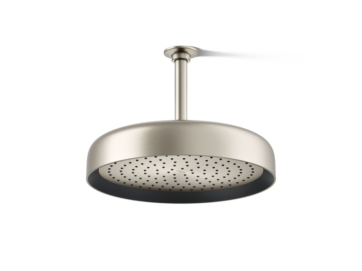 KOHLER K-26291-BN Statement Round 12" single-function rainhead, 2.5 gpm - Vibrant Brushed Nickel