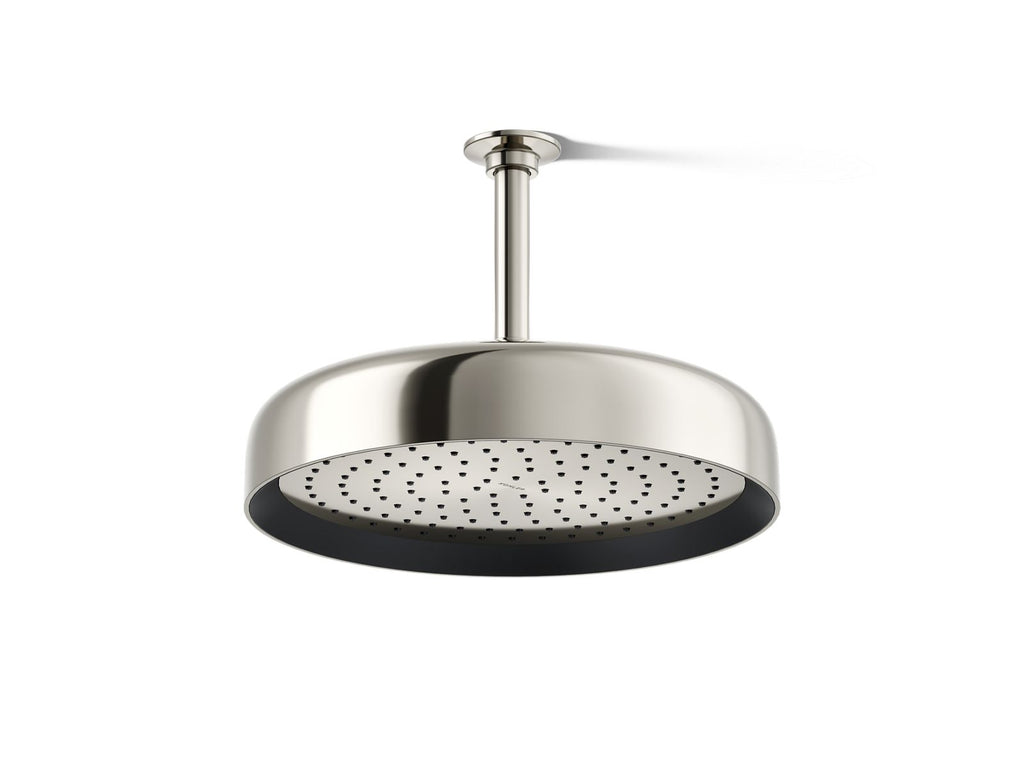 KOHLER K-26291-SN Statement Round 12" Single-Function Rainhead, 2.5 Gpm - Vibrant Polished Nickel