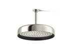 KOHLER K-26291-SN Statement Round 12" Single-Function Rainhead, 2.5 Gpm - Vibrant Polished Nickel