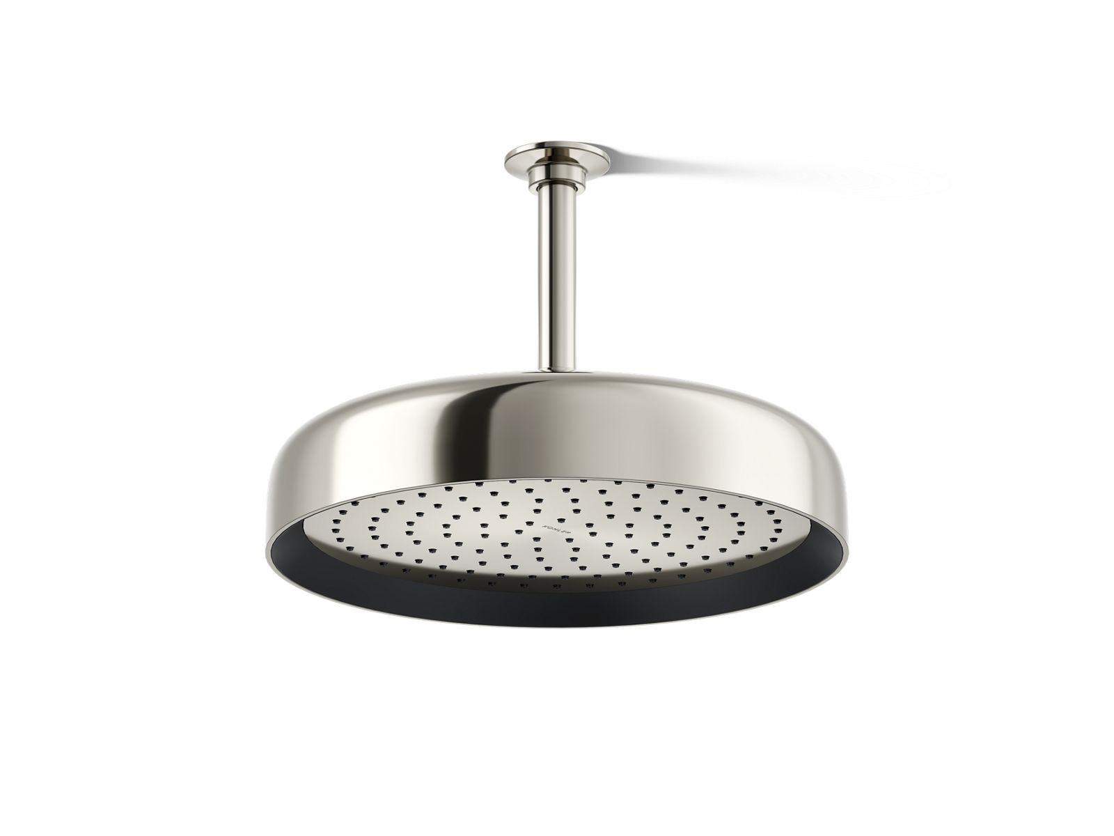 KOHLER K-26291-SN Statement Round 12" Single-Function Rainhead, 2.5 Gpm - Vibrant Polished Nickel