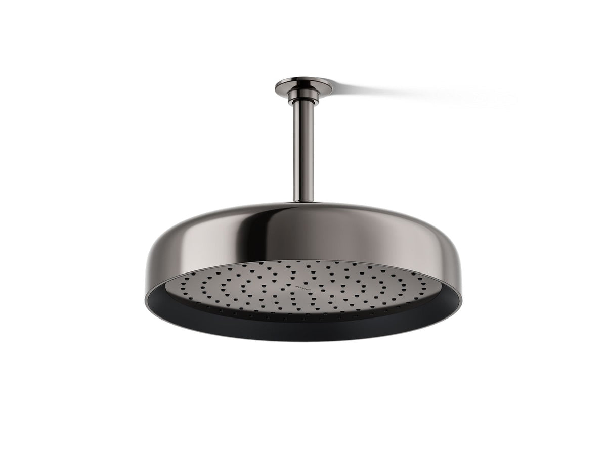 KOHLER K-26291-TT Statement Round 12" Single-Function Rainhead, 2.5 Gpm - Vibrant Titanium