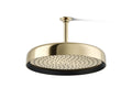 KOHLER K-26292-AF Statement Round 14" Single-Function Rainhead, 2.5 Gpm - Vibrant French Gold