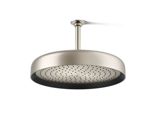 KOHLER K-26292-BN Statement Round 14" single-function rainhead, 2.5 gpm - Vibrant Brushed Nickel