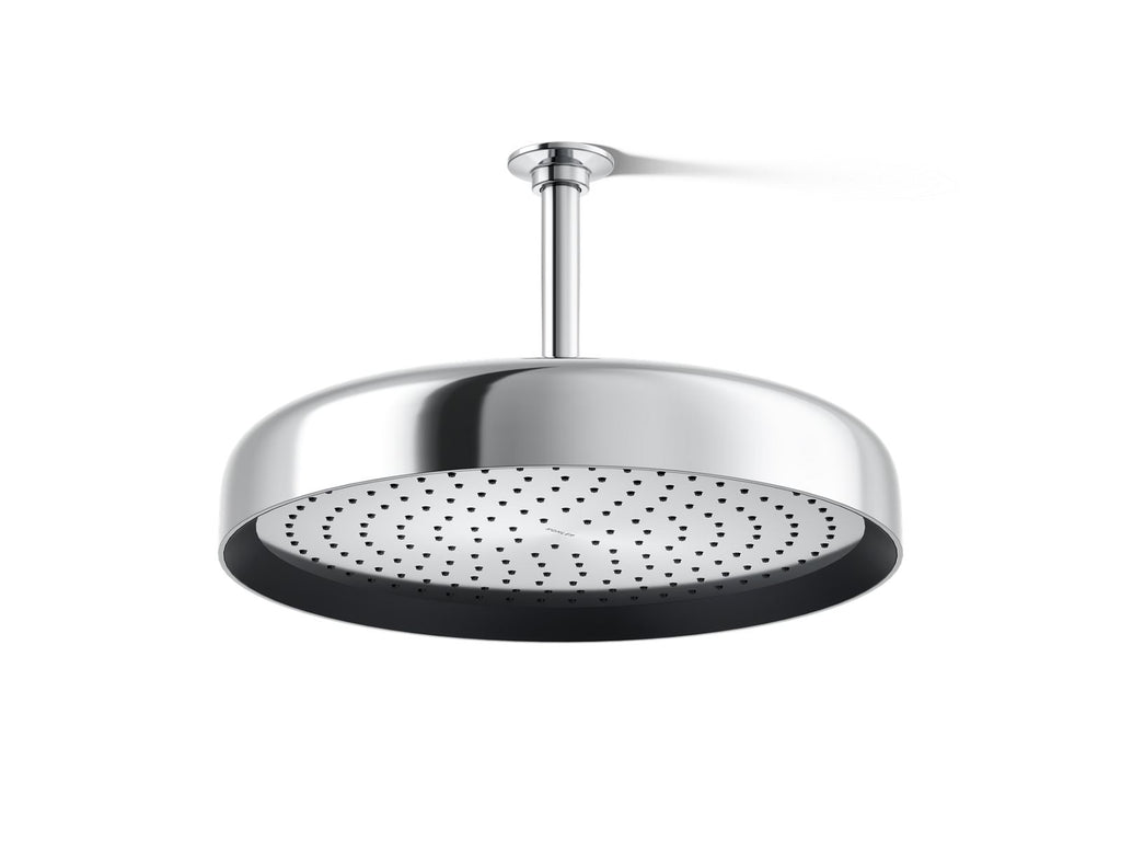 KOHLER K-26292-CP Statement Round 14" Single-Function Rainhead, 2.5 Gpm - Polished Chrome