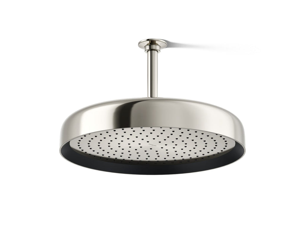 KOHLER K-26292-SN Statement Round 14" Single-Function Rainhead, 2.5 Gpm - Vibrant Polished Nickel