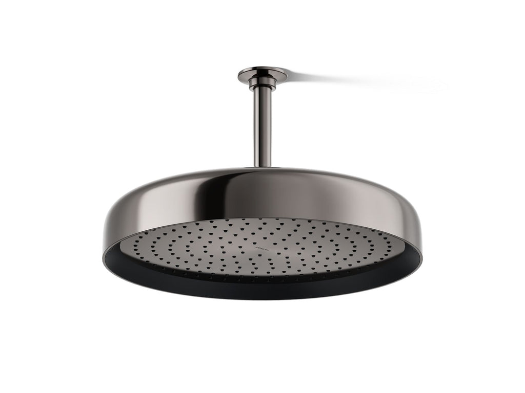 KOHLER K-26292-TT Statement Round 14" Single-Function Rainhead, 2.5 Gpm - Vibrant Titanium