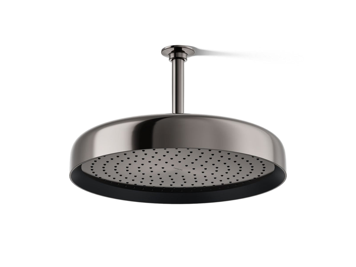 KOHLER K-26292-TT Statement Round 14" Single-Function Rainhead, 2.5 Gpm - Vibrant Titanium