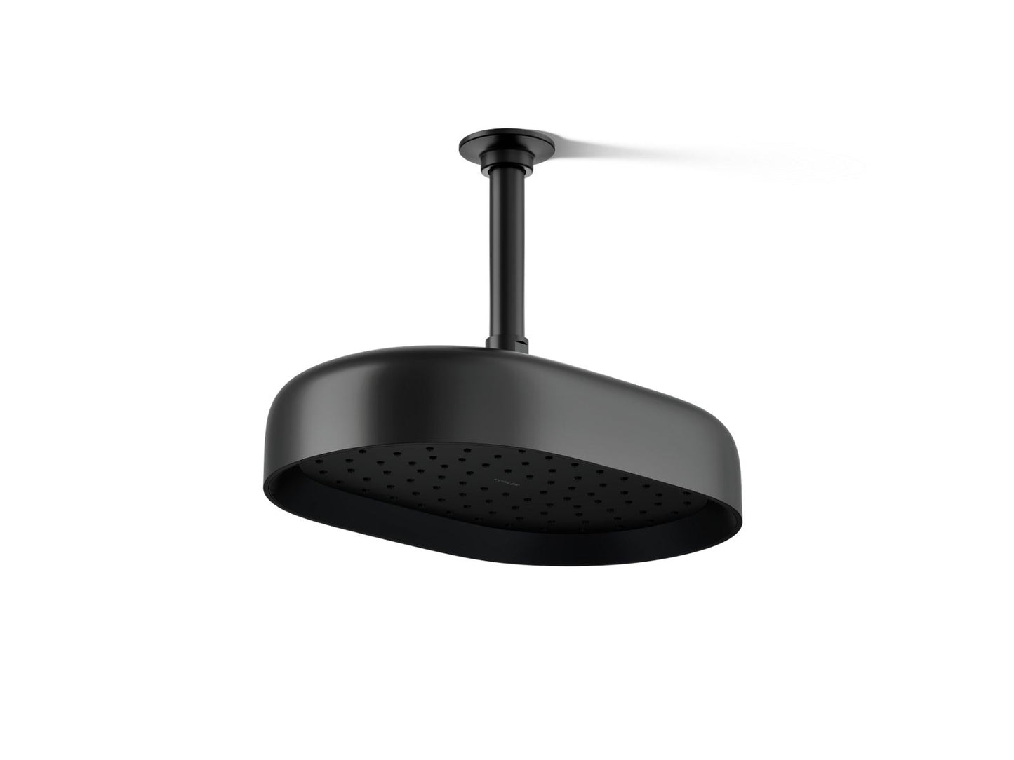 KOHLER K-26293-G-BL Statement Oblong 12" single-function rainhead, 1.75 gpm - Matte Black