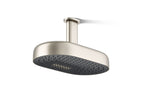 KOHLER K-26295-G-BN Statement Oblong 14" Two-Function Rainhead, 1.75 Gpm - Vibrant Brushed Nickel