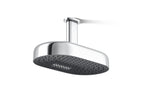 KOHLER K-26295-G-CP Statement Oblong 14" Two-Function Rainhead, 1.75 Gpm - Polished Chrome