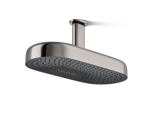 KOHLER K-26297-TT Statement Oblong 18" two-function rainhead, 2.5 gpm - Vibrant Titanium
