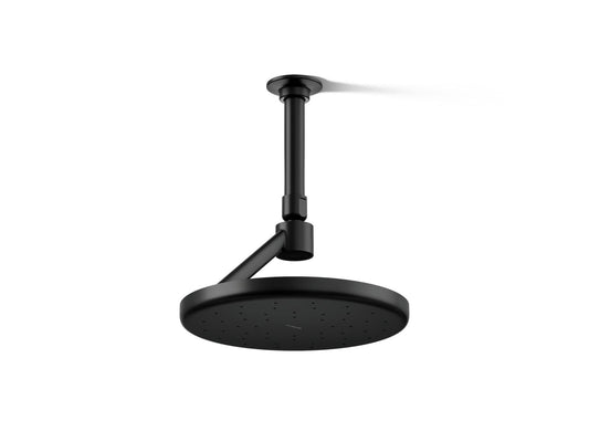 KOHLER K-26301-G-BL Statement Open Rain iconic round 9" single-function rainhead, 1.75 gpm - Matte Black