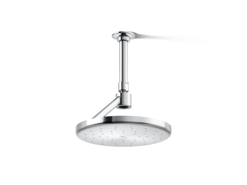 KOHLER K-26301-G-CP Statement Open Rain Iconic Round 9" Single-Function Rainhead, 1.75 Gpm - Polished Chrome