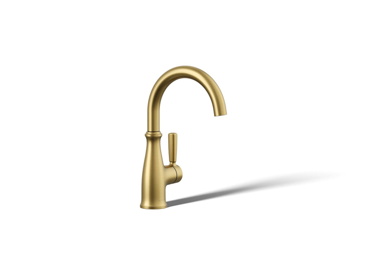 KOHLER K-26367-2MB Traditional Beverage Faucet - Vibrant Brushed Moderne Brass