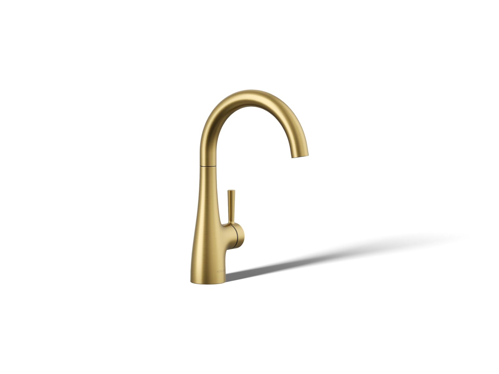 KOHLER K-26368-2MB Transitional Beverage Faucet - Vibrant Brushed Moderne Brass