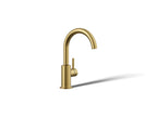 KOHLER K-26369-2MB Contemporary Beverage Faucet - Vibrant Brushed Moderne Brass