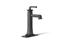 KOHLER K-26430-4N-BL Riff Tall Single-Handle Bathroom Sink Faucet, 0.5 Gpm - Matte Black