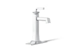 KOHLER K-26430-4N-CP Riff Tall Single-Handle Bathroom Sink Faucet, 0.5 Gpm - Polished Chrome