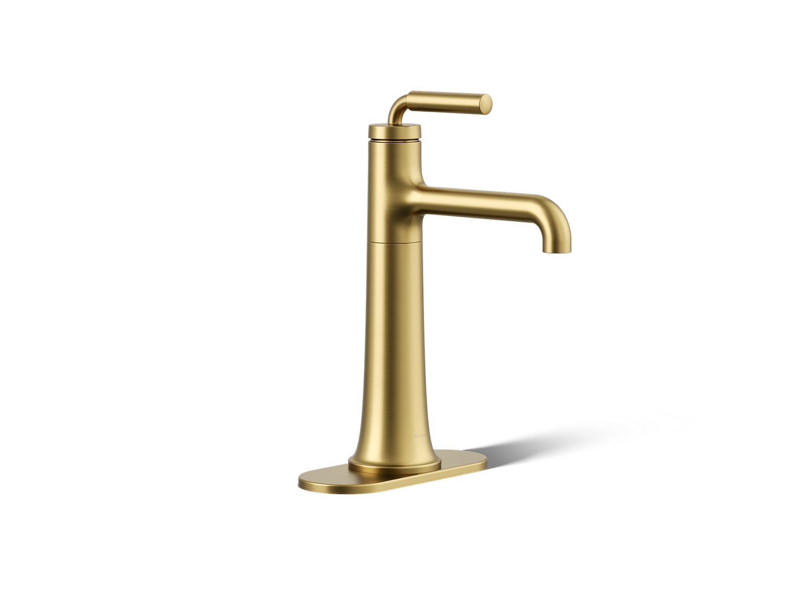 KOHLER K-26437-4N-2MB Tone Tall Single-Handle Bathroom Sink Faucet, 0.5 Gpm - Vibrant Brushed Moderne Brass