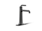 KOHLER K-26437-4N-BL Tone Tall Single-Handle Bathroom Sink Faucet, 0.5 Gpm - Matte Black