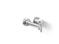 KOHLER K-26438-4-CP Tone Wall-Mount Single-Handle Bathroom Sink Faucet, 1.2 Gpm - Polished Chrome