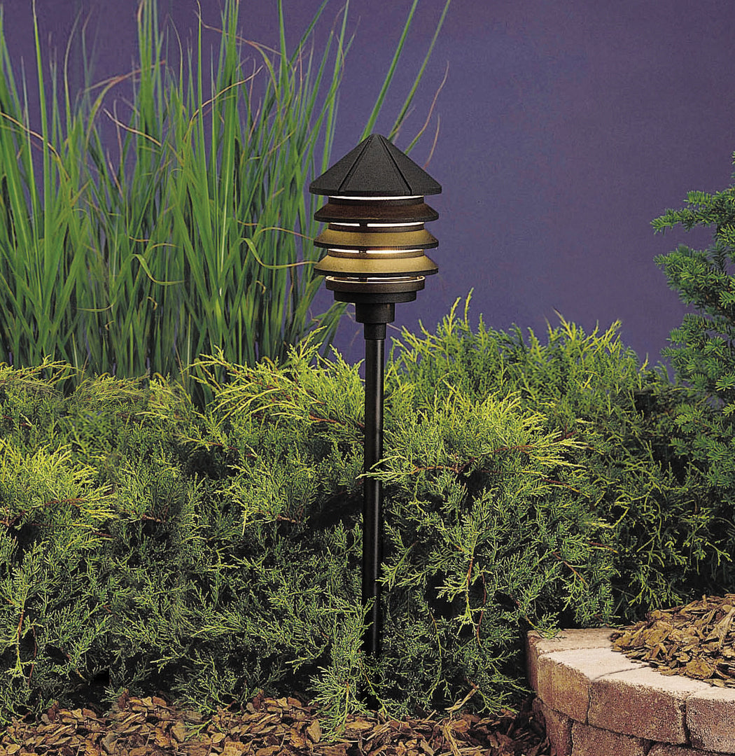 KICHLER 15205BKT Three Tier 120V Textured Black
