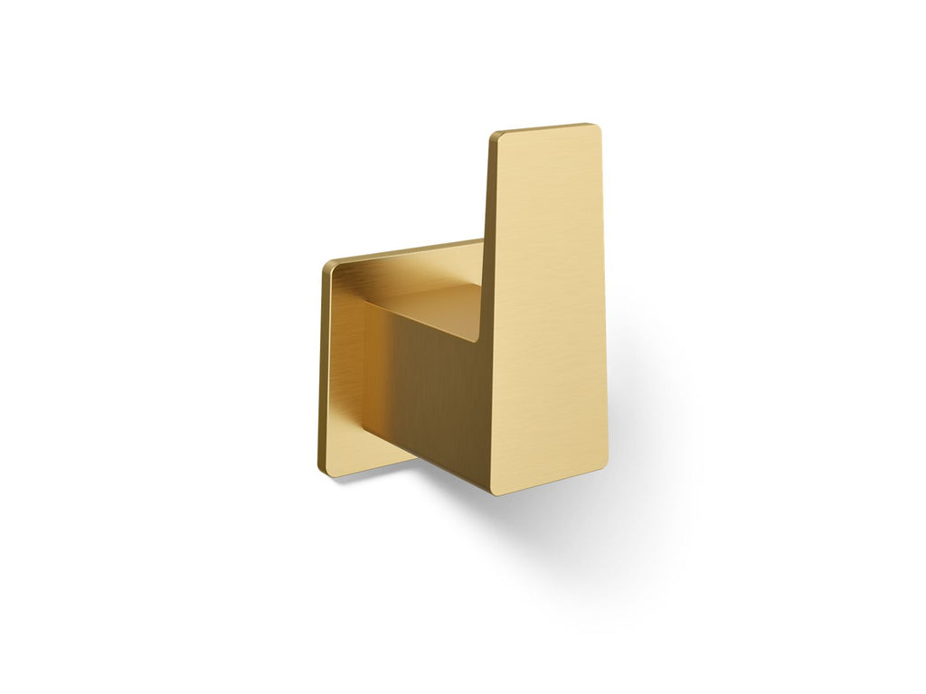 KOHLER K-26636-2MB Honesty Robe Hook - Vibrant Brushed Moderne Brass