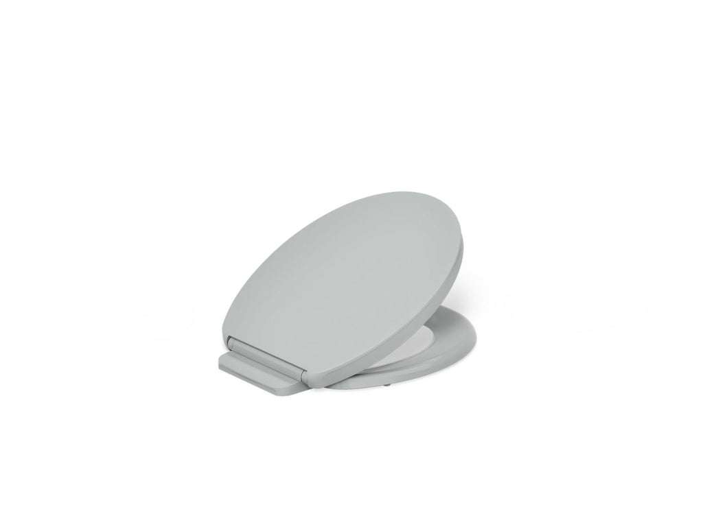 KOHLER K-26802-95 Impro Readylatch Quiet-Close Round-Front Toilet Seat - Ice Grey