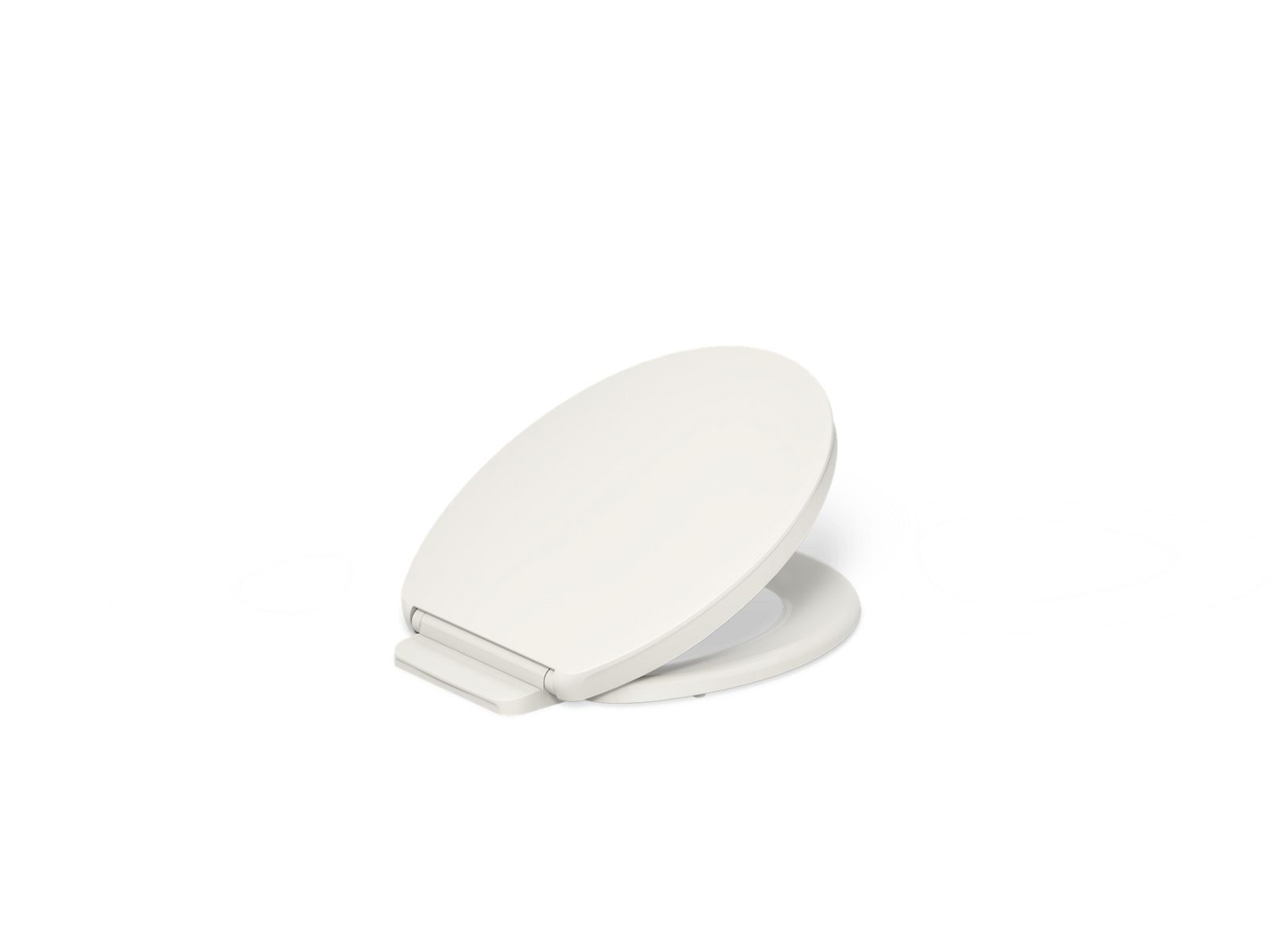 KOHLER K-26802-96 Impro Readylatch Quiet-Close Round-Front Toilet Seat - Biscuit