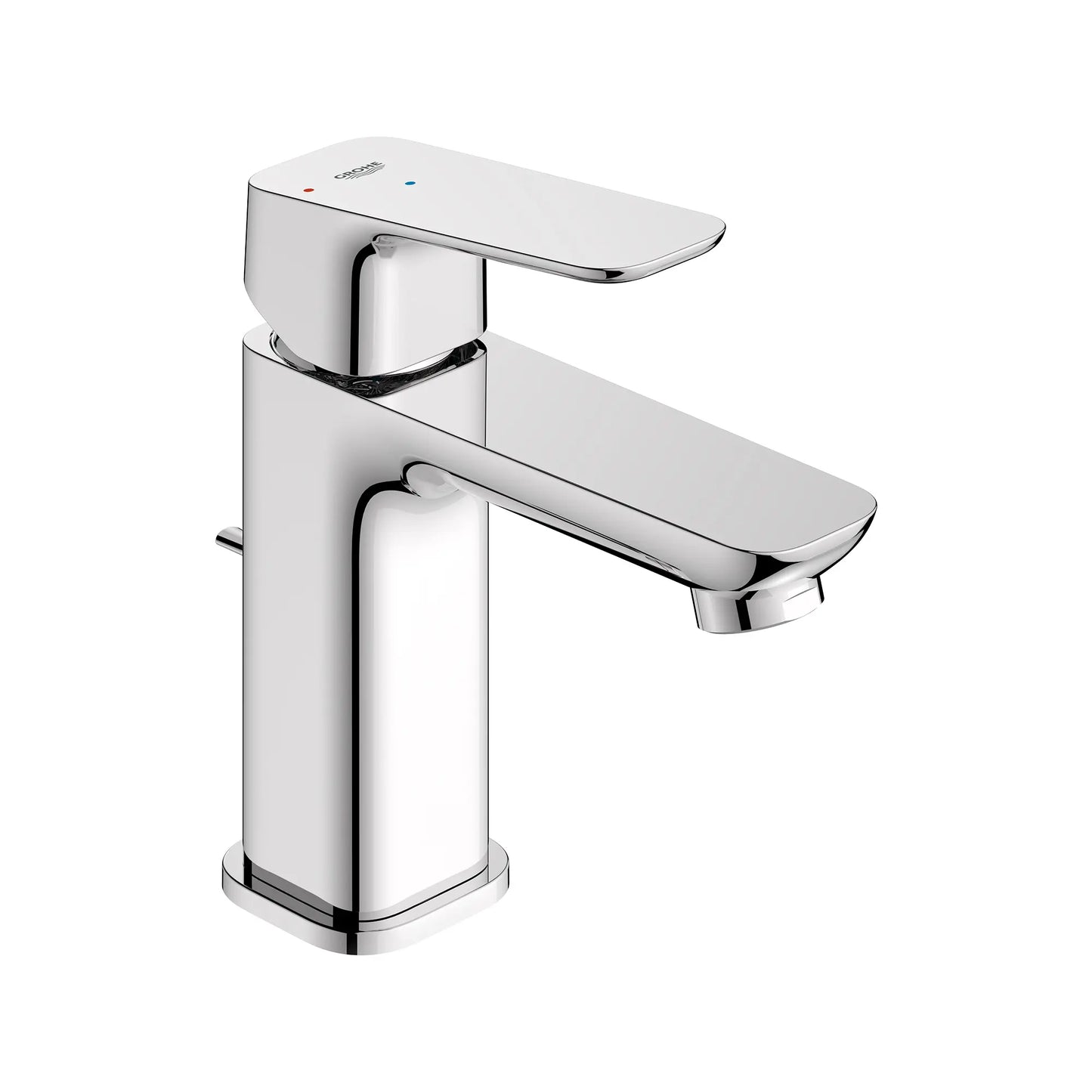 GROHE 1053490000 Cubeo Single Hole Single Handle S-Size Bathroom Faucet, Cold Start, 1.2 gpm - Chrome