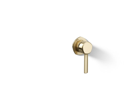 KOHLER K-27012-4-AF Occasion Wall-Mount Bathroom Sink Faucet Handle In Vibrant French Gold