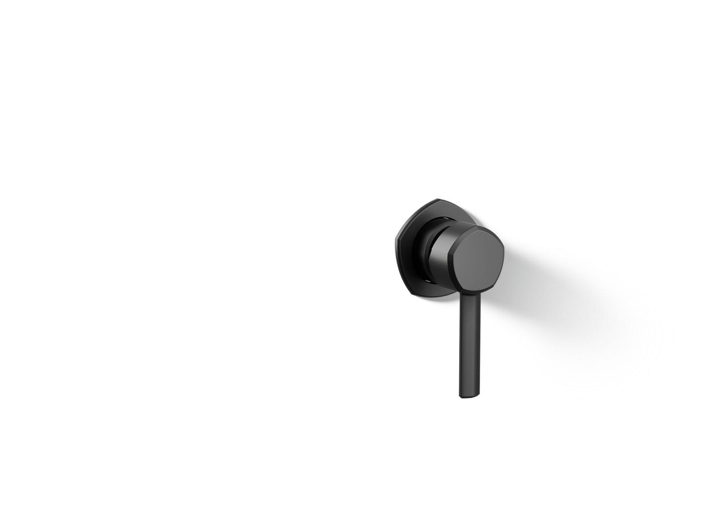 KOHLER K-27012-4-BL Occasion Wall-Mount Bathroom Sink Faucet Handle In Matte Black