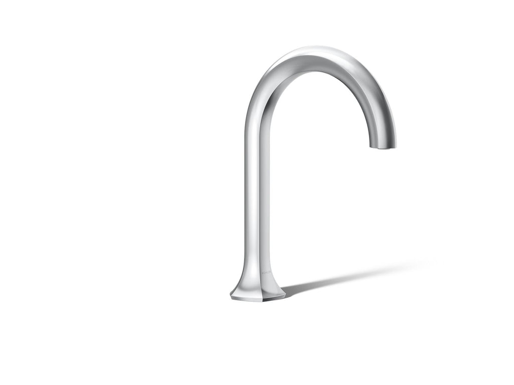 KOHLER K-27016-CP Occasion Deck-Mount Bath Spout With Cane Design - Polished Chrome