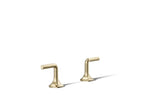 KOHLER K-27018-4-AF Occasion Deck-Mount Bath Faucet Handles With Lever Design - Vibrant French Gold