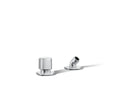 KOHLER K-27022-CP Occasion Deck-Mount Handshower Holder And Two-Way Diverter Valve - Polished Chrome