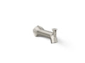 KOHLER K-27023-SN Occasion Wall-Mount Bath Spout With Straight Design And Diverter - Vibrant Polished Nickel