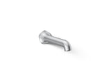 KOHLER K-27024-CP Occasion Wall-Mount Bath Spout With Straight Design, 8" - Polished Chrome