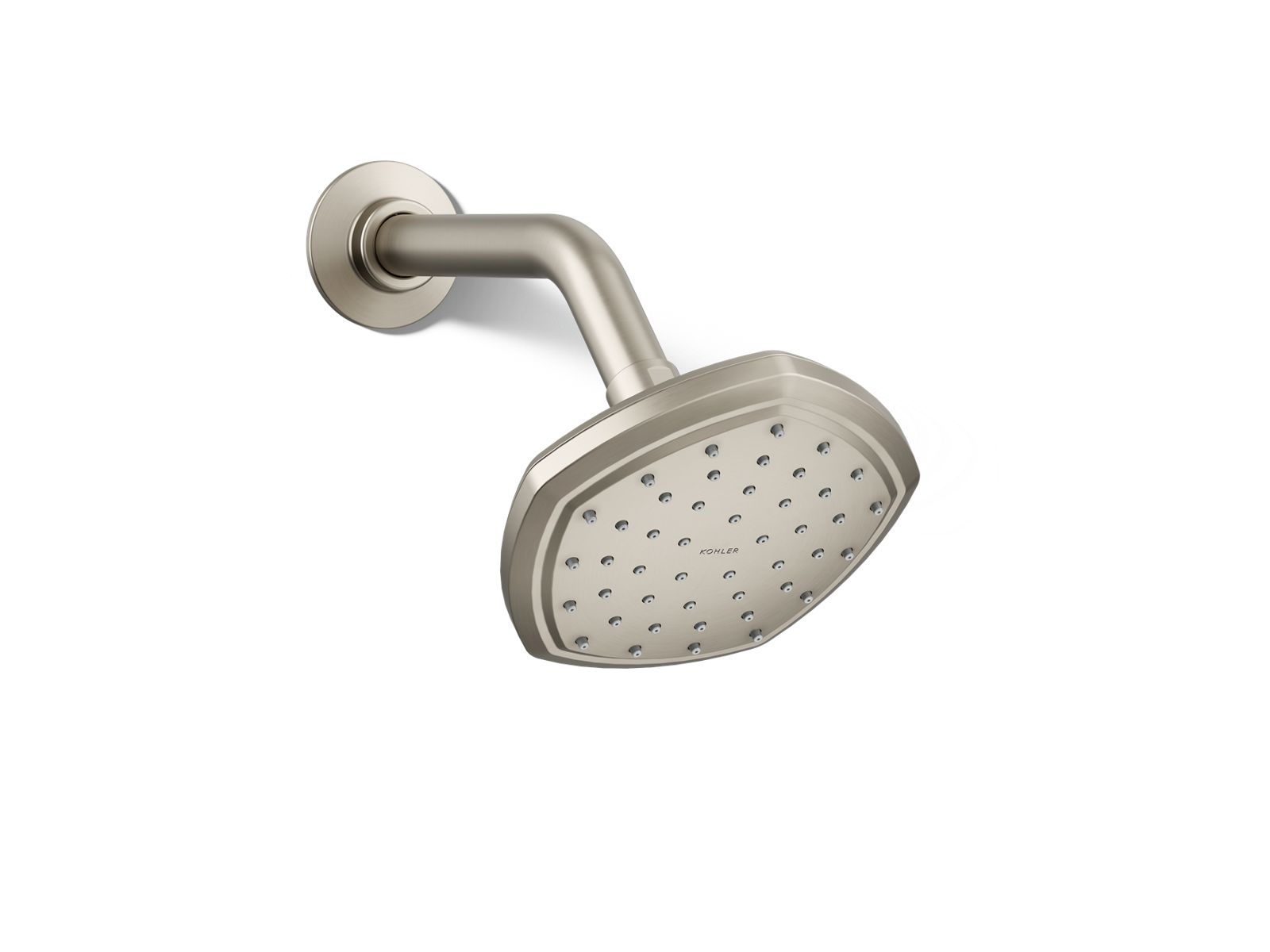 KOHLER K-27050-G-BN Occasion Single-Function Showerhead, 1.75 Gpm - Vibrant Brushed Nickel