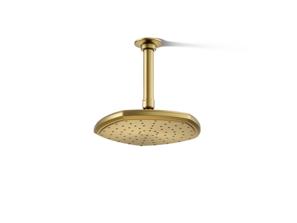 KOHLER K-27051-G-2MB Occasion 8" Single-Function Rainhead, 1.75 Gpm - Vibrant Brushed Moderne Brass