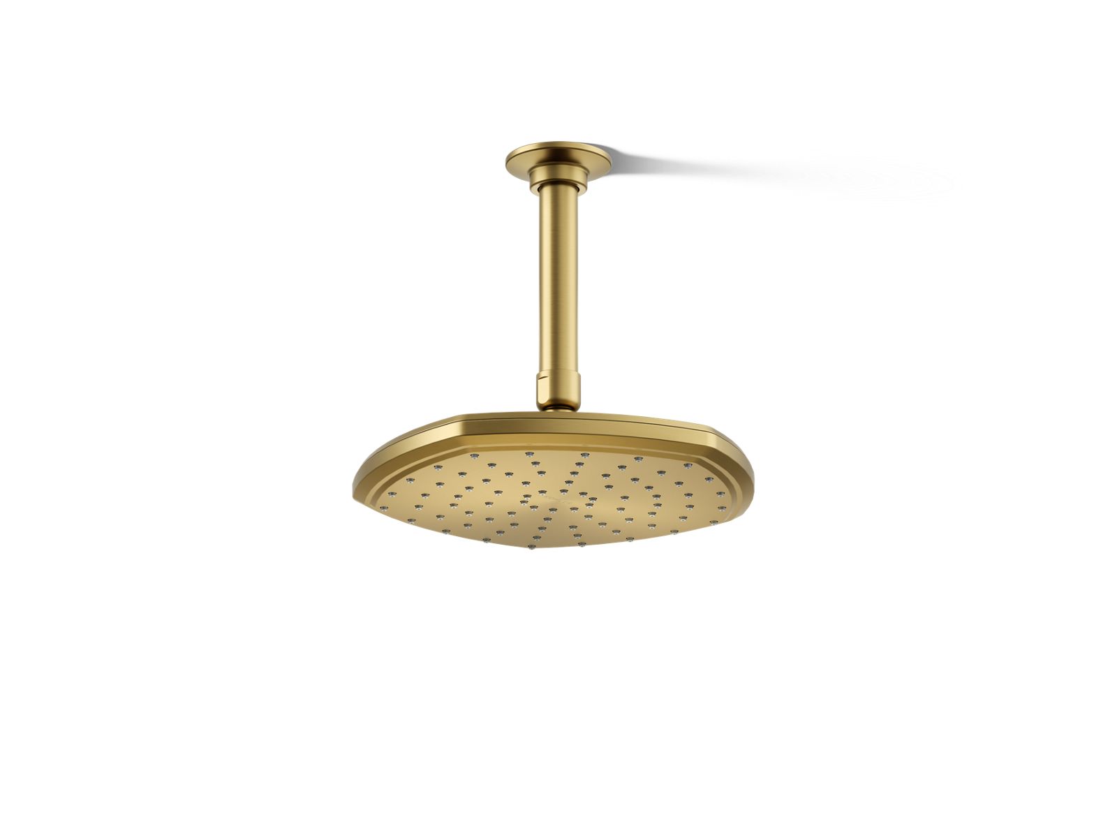 KOHLER K-27051-G-2MB Occasion 8" Single-Function Rainhead, 1.75 Gpm - Vibrant Brushed Moderne Brass