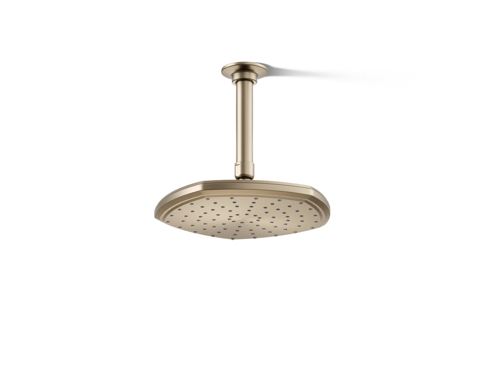 KOHLER K-27051-G-BV Occasion 8" Single-Function Rainhead, 1.75 Gpm - Vibrant Brushed Bronze