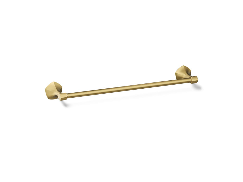 KOHLER K-27060-2MB Occasion 18" Towel Bar - Vibrant Brushed Moderne Brass
