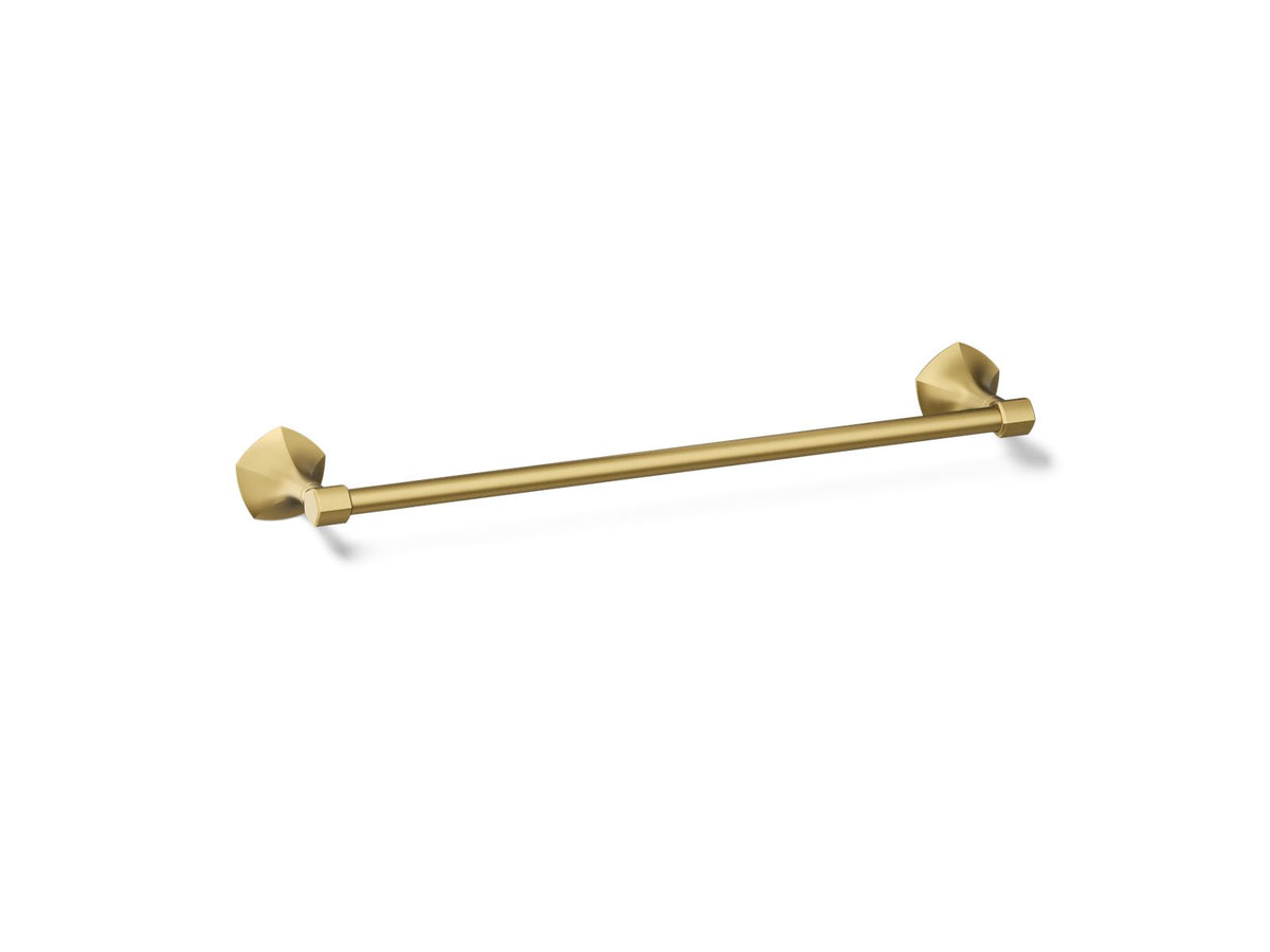 KOHLER K-27060-2MB Occasion 18" Towel Bar - Vibrant Brushed Moderne Brass