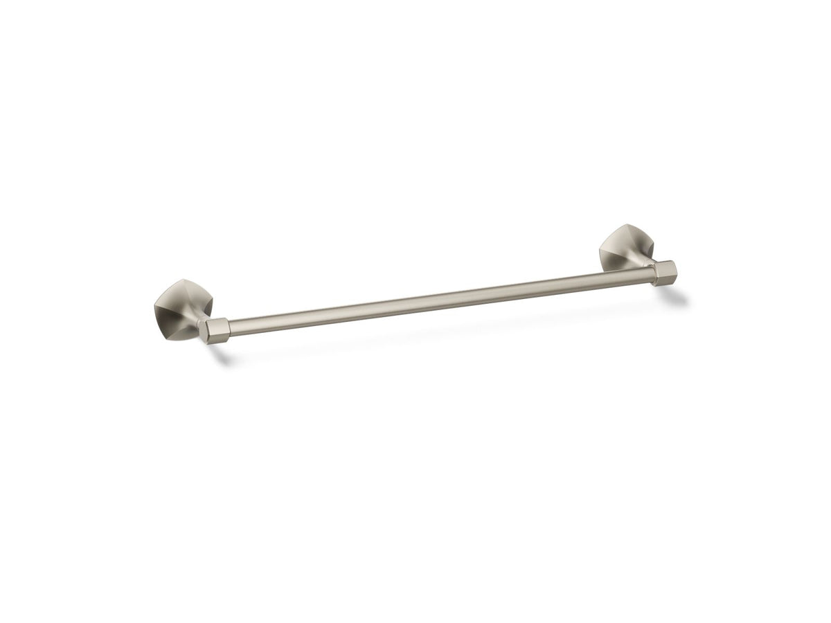 KOHLER K-27060-BN Occasion 18" Towel Bar - Vibrant Brushed Nickel