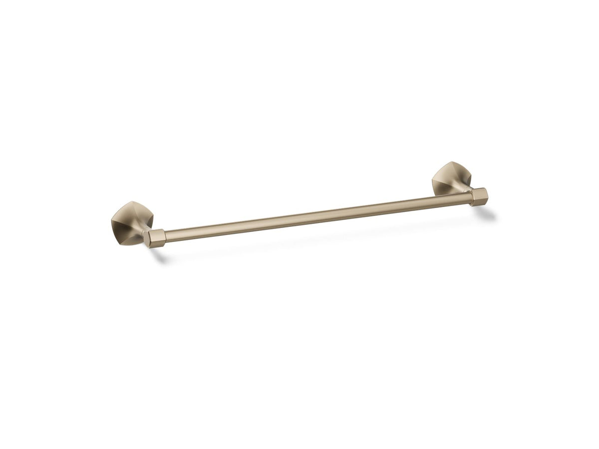 KOHLER K-27060-BV Occasion 18" Towel Bar - Vibrant Brushed Bronze