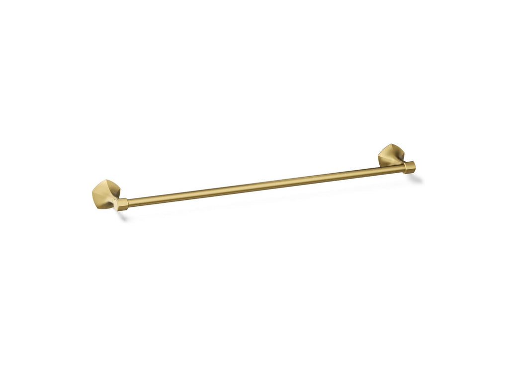 KOHLER K-27061-2MB Occasion 24" Towel Bar - Vibrant Brushed Moderne Brass
