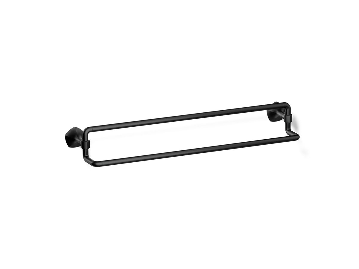 KOHLER K-27062-BL Occasion 24" Double Towel Bar - Matte Black